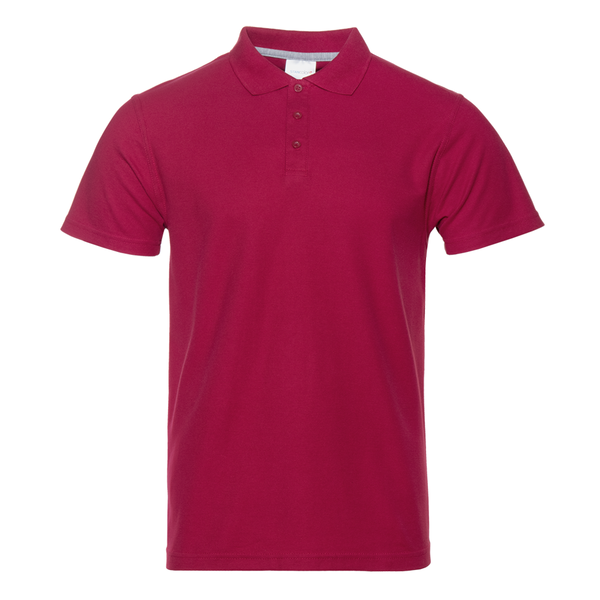 Рубашка поло унисекс STAN хлопок/полиэстер 185, 104, Бордовый,  (66)  (54/XXL)