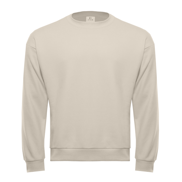 Свитшот унисекс STAN футер без начёса, 350, 96, Молочный,  (11)  (54/XXL)