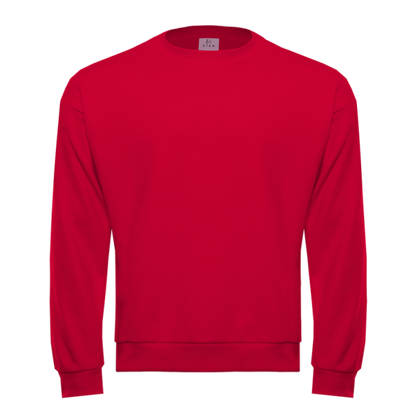 Свитшот унисекс STAN футер без начёса, 350, 96, Красный ,  (14/1)  (54/XXL)