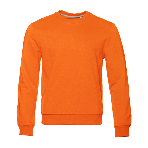 Свитшот унисекс STAN футер без начёса, 260, 63, Оранжевый,  (28/1)  (52/XL)