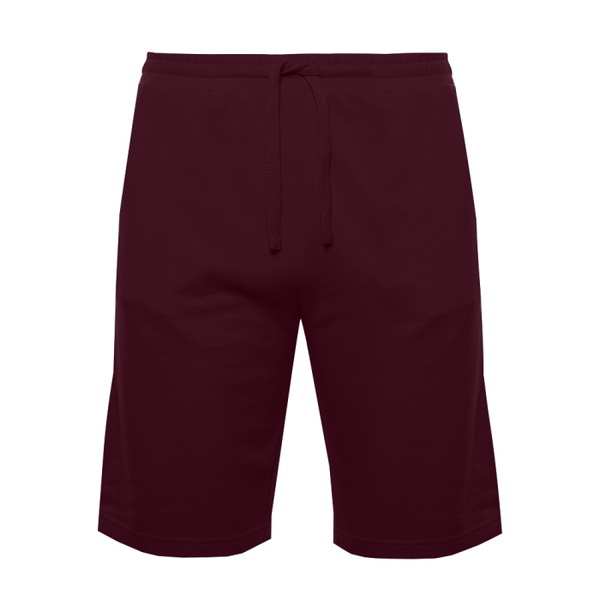 Шорты унисекс STAN футер, 260, 98, Бордовый,  (66)  (50/L)
