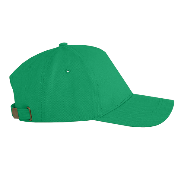 Бейсболка STAN 5 клиньев хлопок 260, 12, Зелёный,  (30)  (56-58/ONE SIZE)
