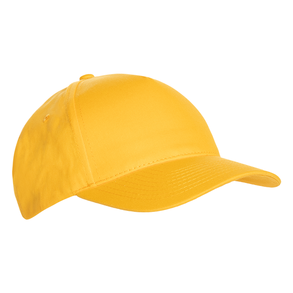 Бейсболка STAN 5 клиньев хлопок 150, 10L, Жёлтый,  (12/1)  (56-58/ONE SIZE)