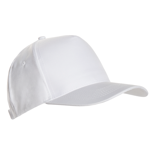 Бейсболка STAN 5 клиньев полиэстер 150, 10P, Белый,  (10/1)  (56-58/ONE SIZE)