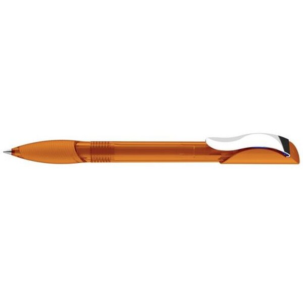 2419 ШР Hattrix Clear Soft grip Clip Metal оранжевый 151