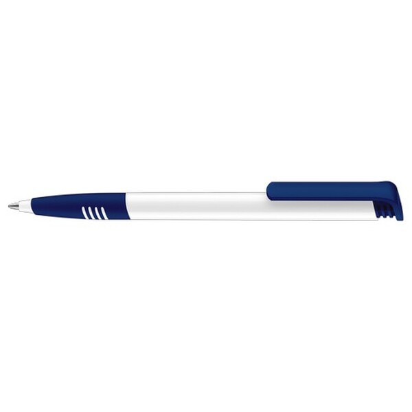 2956 ШР сп Super-Hit Basic Polished Soft grip белый/т.синий 2757