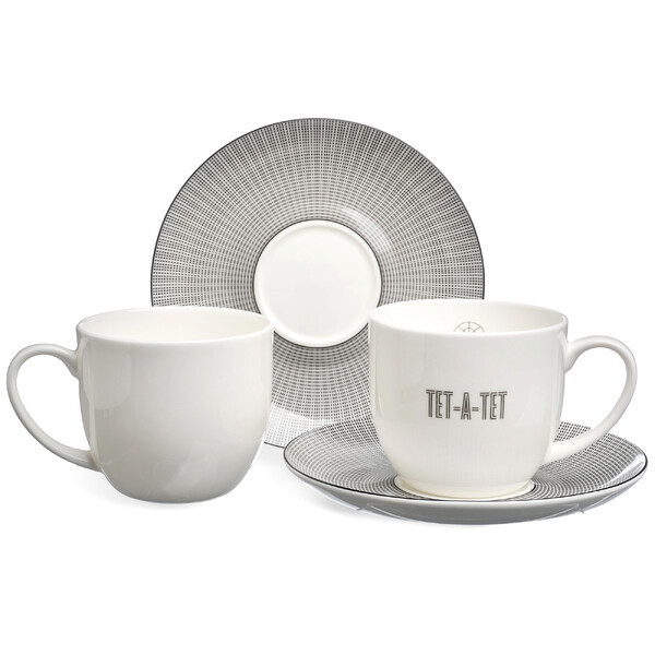 ЧАЙНЫЙ НАБОР LEFARD "TET-A-TET" НА 2 ПЕР. 4 ПР. 300 МЛ (КОР=18НАБ.)
