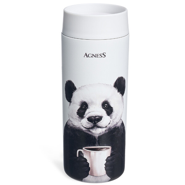 ТЕРМОКРУЖКА PANDA 350 МЛ, КОЛБА НЕРЖ.СТАЛЬ 18/10