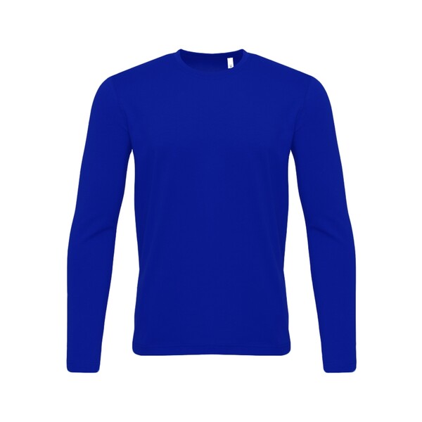 New Gen Футболка с длинным рукавом 180 г/м2 хлопок + лайкра ярко-синий 2XL