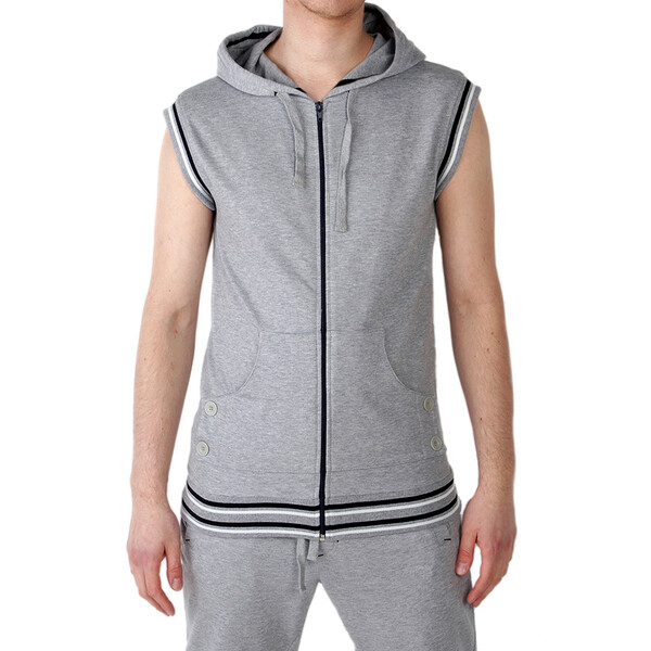 Жилет  с капюш. меланж 1РОСТ 3XL