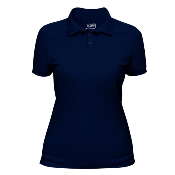 Поло женские 100% хлопок т-синие  2XL (48-50)