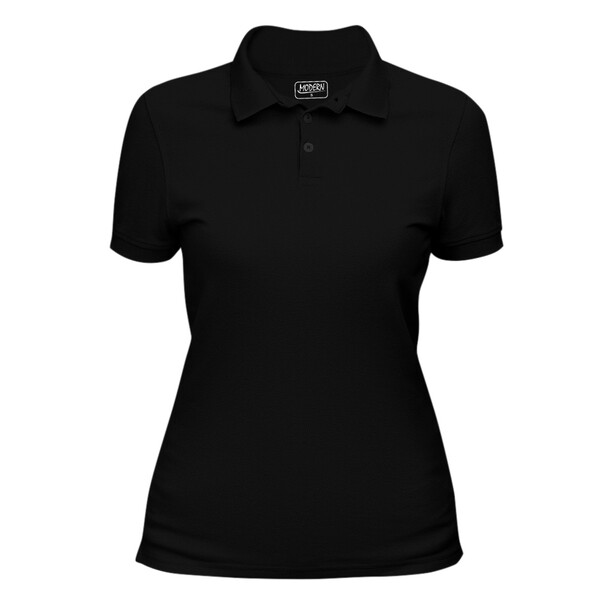 Поло женские 100% хлопок  черная 2XL (48-50)