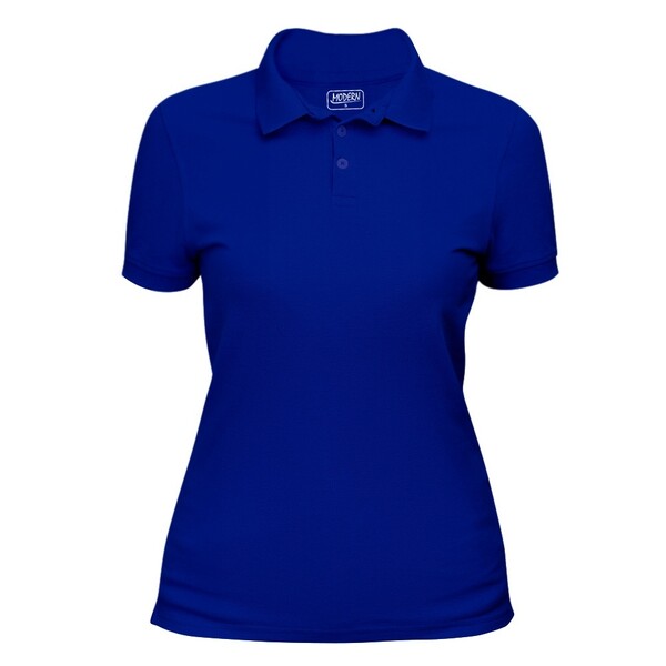 Поло женские 100% хлопок я-синие 2XL (48-50)
